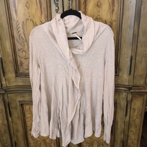 Free People Snap Button Asymmetrical Cardigan